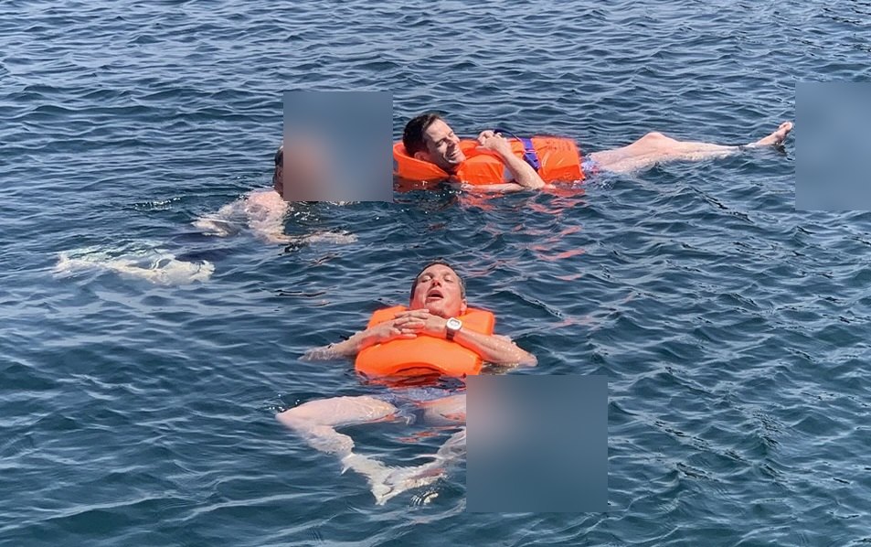 Baignade pendant une sortie